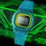 Часы Casio G-Shock «Skeleton Series», арт. DW-5600LS-2PR, голубой - фото 3