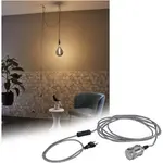 Подвесной светильник Eldar E27, 1 шт. E27 Paulmann, серый - фото 3