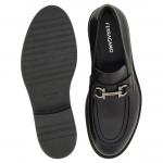 Лоферы мужские Black Ferragamo - фото 5
