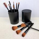 Набор кистей для макияжа, 12 шт. + футляр, черный Deni Carte - фото 3