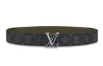 Ремень Lv Line реверсивный Monogram Eclipse 40MM LOUIS VUITTON, черный/зеленый - фото 2