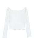 Лонгслив Pull&Bear Pull&Bear , White - фото