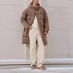 Adidas Пуховики мужские brown - фото 3