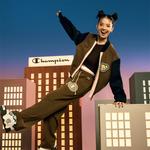 X POP MART Бейсбольная Курка Унисекс Champion, Кофейный Пэчворк - фото 7