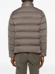Стеганая куртка с высоким воротником Herno, коричневый - фото 4