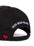 Бейсболка GCDS Ti Amo, черный - фото 3