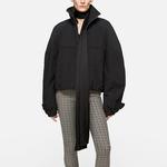 Acne Studios Куртка с высоким воротником на молнии, Black - фото 2