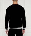 Свитер мужской Iceberg x Гарфилд с принтом и окантовкой, черный - фото 4