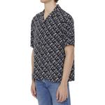 Рубашка мужская черная Celine, черный - фото 4