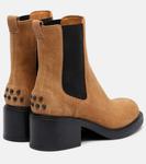 Замшевые челси-боты Tod's, Sigaro Chiaro - фото 2