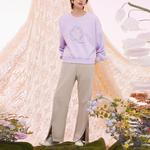 Свитшот женский сиреневый Converse - фото 2