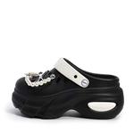 Сабо женские Feiyue, Black Floral Bowknot - фото