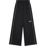 WE11DONE Эластичные манжеты повседневные брюки Women's Black - фото