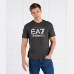 Футболка стандартного кроя Ea7, черный - фото 2