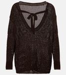 Свитер Paggi из смесового хлопка Max Mara, Caffe - фото