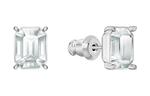 Родированные серьги Women's Swarovski - фото 5
