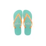 Шлепанцы Brasileras, цвет aquamarin/orange - фото 2