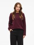 Свитер VILA VILiga, Wine Red - фото 3