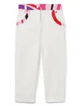 Брюки с принтом Marmo PUCCI Junior, белый - фото