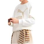 Детская толстовка PUMA, Сырой белый - фото 8