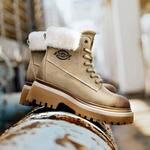 Ботинки женские Dickies меховые, хаки - фото 10