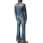 Джинсовая куртка мужская синяя Louis Vuitton, синий - фото 3