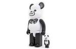 BE@RBRICK Bearbrick X Freemasonry X Fragment белый - фото 2