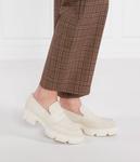 Лоферы женские Pollini кожаные на рифленой подошве, бежевый - фото 2