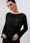Ажурный джемпер Liu Jo, Black - фото 4