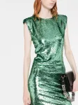 Платье с пайетками Philipp Plein, зеленый - фото 3