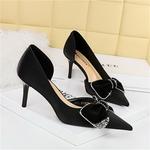 Туфли женские на высоком каблуке Bigtree, черный - фото 5