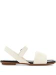 Кожаные сандалии Hogan, белый - фото