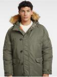 GUESS нейлоновая парка с капюшоном, Olive Light Green - фото 8