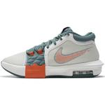 Леброн Витнесс 8 Эп 'Сэйл Грин' Найк, Белый Зеленый Оранжевый - фото