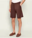 Шорты regular fit Herno, коричневый - фото