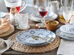 Столовый сервиз, сине-белый, Yara Blue, 12 предметов Creatable, синий/белый - фото 4