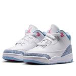 Кроссовки (TD) Air Jordan 3 Retro 'White Cobalt Bliss' - фото 3