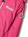 Moncler Enfant непромокаемая куртка с капюшоном, розовый - фото 3