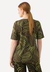 Футболка с принтом ABSTRACT SHORT SLEEVE SLINKY Ulla Popken, черный - фото