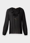 Блуза MICHAEL Michael Kors RUFFLE NECK , Black - фото 6
