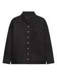 Куртка-рубашка со вставками Gcds, черный - фото