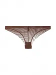 Сетчатые трусы-брифы Maison Close, коричневый - фото 2