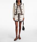 Вышитая блуза Pelson Marant Etoile, экрю - фото 2