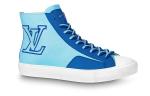 Кроссовки tattoo ankle sneakers 'blue' Louis Vuitton, синий - фото 2
