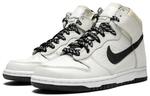 Кроссовки x stussy dunk высокие Nike, белый - фото 3
