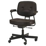 Офисное кресло IKEA ALEFJALL, темно-коричневый - фото 3