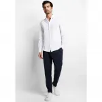 Деловая рубашка Cinque "CIRONI", качество стрейч-пике, белый - фото