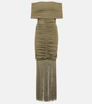 Платье макси Jacinta KHAITE, зеленый - фото