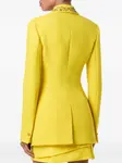 Пиджак с кристаллами Versace, желтый - фото 4