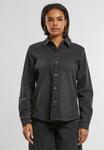 Рубашка Urban Classics Shirt, Black Washed/Black - фото